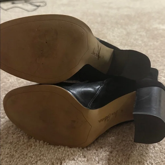Sam Edelman Reyes Black Leather Ankle  Boots, size 10 - Picture 9 of 13